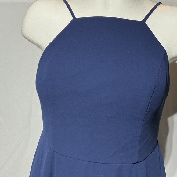 Celebrate DB Studio Womens Navy Long Maxi Formal Dress Sz 16 - Picture 2 of 8